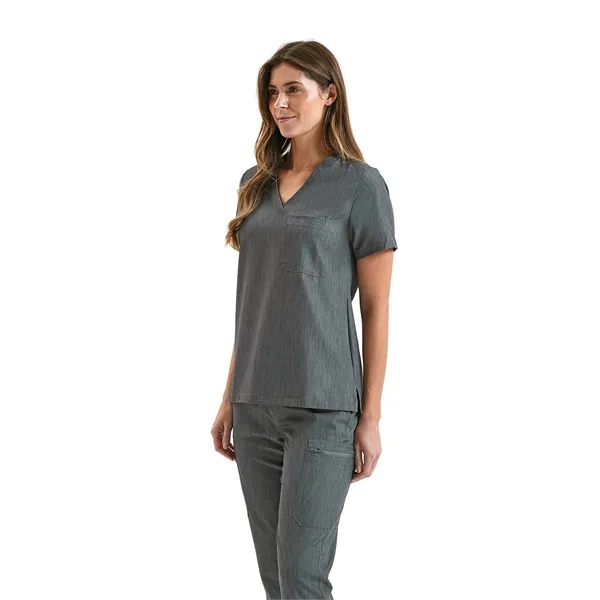 Onna By Premier Ladies' Limitless V-Neck Stretch Scrub Top - Onna By Premier Ladies' Limitless V-Neck Stretch Scrub Top - Image 1 of 18