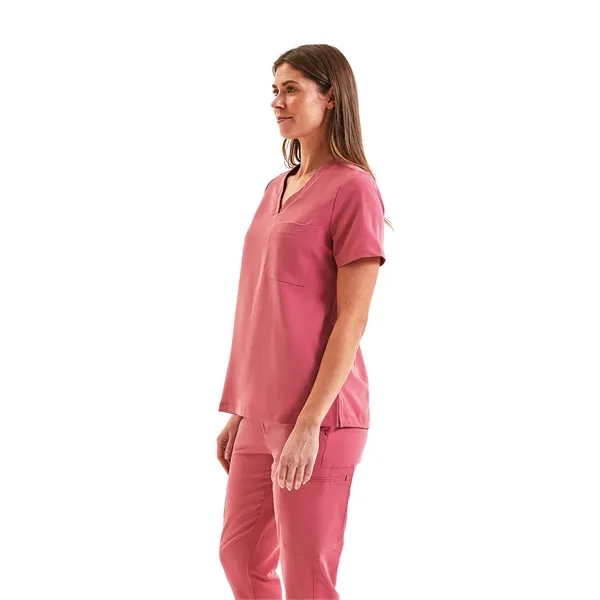 Onna By Premier Ladies' Limitless V-Neck Stretch Scrub Top - Onna By Premier Ladies' Limitless V-Neck Stretch Scrub Top - Image 5 of 18