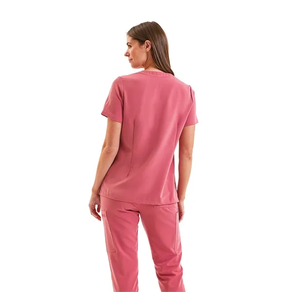 Onna By Premier Ladies' Limitless V-Neck Stretch Scrub Top - Onna By Premier Ladies' Limitless V-Neck Stretch Scrub Top - Image 6 of 18