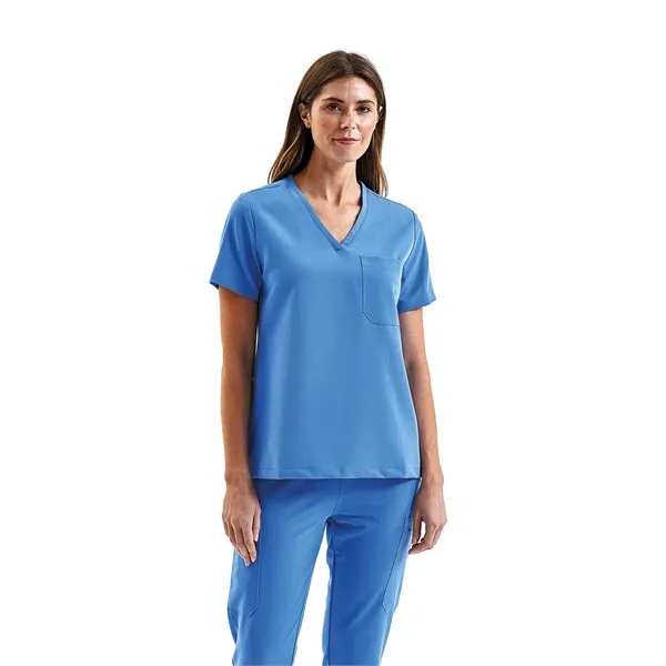 Onna By Premier Ladies' Limitless V-Neck Stretch Scrub Top - Onna By Premier Ladies' Limitless V-Neck Stretch Scrub Top - Image 7 of 18