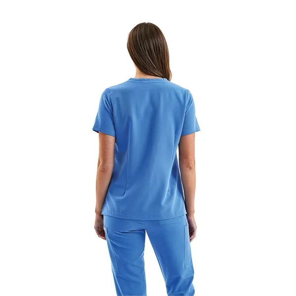 Onna By Premier Ladies' Limitless V-Neck Stretch Scrub Top - Onna By Premier Ladies' Limitless V-Neck Stretch Scrub Top - Image 9 of 18