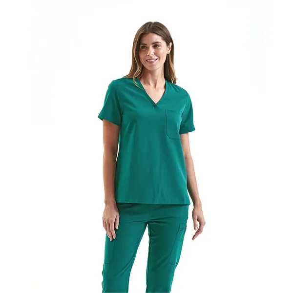 Onna By Premier Ladies' Limitless V-Neck Stretch Scrub Top - Onna By Premier Ladies' Limitless V-Neck Stretch Scrub Top - Image 10 of 18