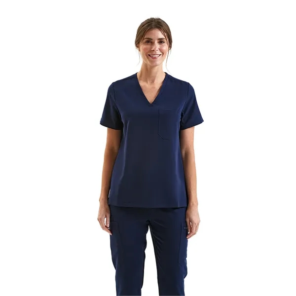 Onna By Premier Ladies' Limitless V-Neck Stretch Scrub Top - Onna By Premier Ladies' Limitless V-Neck Stretch Scrub Top - Image 16 of 18