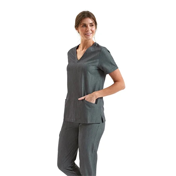 Onna By Premier Ladies' Invincible V-Neck Stretch Scrub Top - Onna By Premier Ladies' Invincible V-Neck Stretch Scrub Top - Image 1 of 18