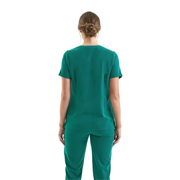 Onna By Premier Ladies' Invincible V-Neck Stretch Scrub Top - Onna By Premier Ladies' Invincible V-Neck Stretch Scrub Top - Image 11 of 18