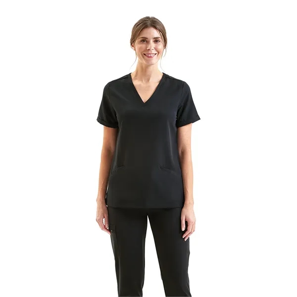 Onna By Premier Ladies' Invincible V-Neck Stretch Scrub Top - Onna By Premier Ladies' Invincible V-Neck Stretch Scrub Top - Image 13 of 18