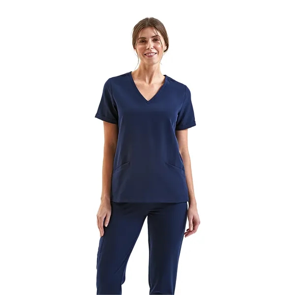 Onna By Premier Ladies' Invincible V-Neck Stretch Scrub Top - Onna By Premier Ladies' Invincible V-Neck Stretch Scrub Top - Image 16 of 18