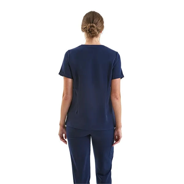 Onna By Premier Ladies' Invincible V-Neck Stretch Scrub Top - Onna By Premier Ladies' Invincible V-Neck Stretch Scrub Top - Image 17 of 18