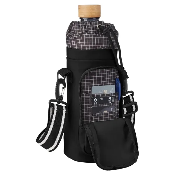 Prime Line Academy Eco-Friendly Water Bottle Bag with Sto...