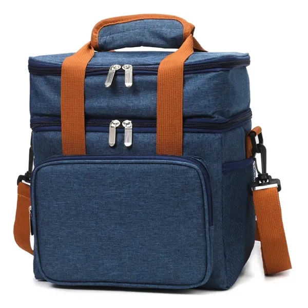 Expandable Large Insulated Cooler Bag with Shoulder Strap - Expandable Large Insulated Cooler Bag with Shoulder Strap - Image 0 of 6