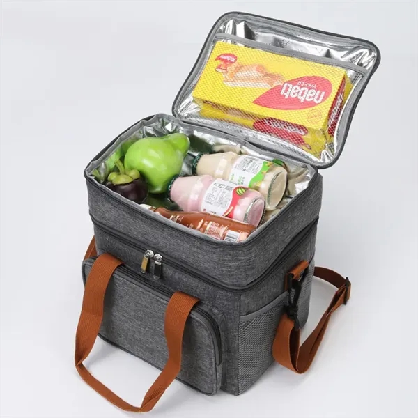 Expandable Large Insulated Cooler Bag with Shoulder Strap - Expandable Large Insulated Cooler Bag with Shoulder Strap - Image 4 of 6