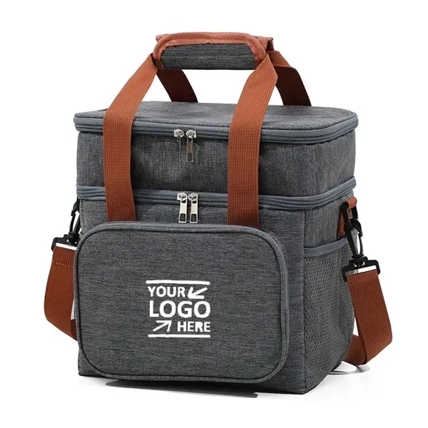 Expandable Large Insulated Cooler Bag with Shoulder Strap - Expandable Large Insulated Cooler Bag with Shoulder Strap - Image 6 of 6
