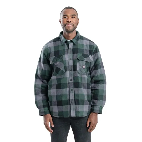 Berne Men's Timber Flannel Shirt Jacket - Berne Men's Timber Flannel Shirt Jacket - Image 2 of 10