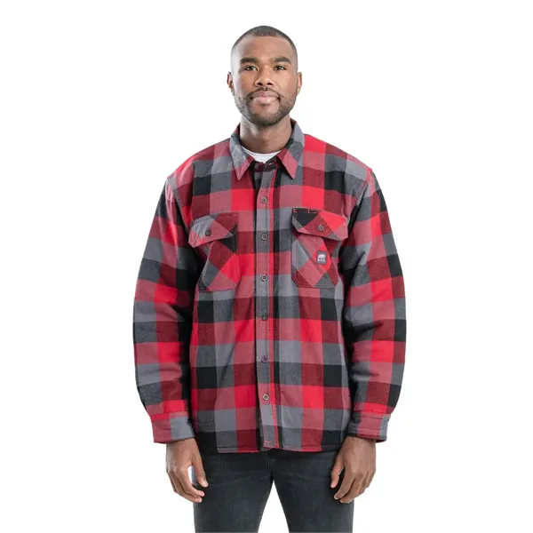 Berne Men's Timber Flannel Shirt Jacket - Berne Men's Timber Flannel Shirt Jacket - Image 3 of 10