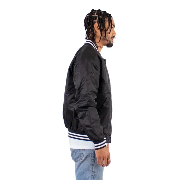 Shaka Wear Men's Varsity Bomber Jacket - Shaka Wear Men's Varsity Bomber Jacket - Image 11 of 11