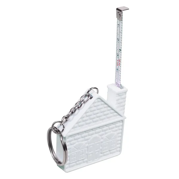 Prime Line House Tape Measure Key Chain 3' - Prime Line House Tape Measure Key Chain 3' - Image 4 of 5