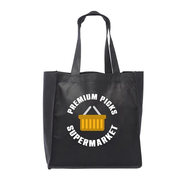 CLIPPER Non-woven Grocery Tote Bags w/ Full Color Imprint - CLIPPER Non-woven Grocery Tote Bags w/ Full Color Imprint - Image 13 of 22