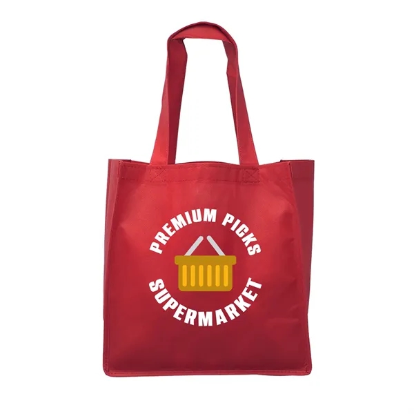 CLIPPER Non-woven Grocery Tote Bags w/ Full Color Imprint - CLIPPER Non-woven Grocery Tote Bags w/ Full Color Imprint - Image 15 of 22