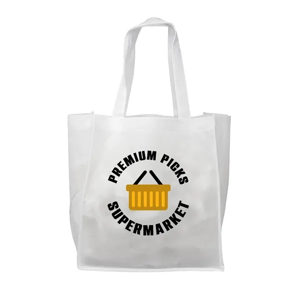 CLIPPER Non-woven Grocery Tote Bags w/ Full Color Imprint - CLIPPER Non-woven Grocery Tote Bags w/ Full Color Imprint - Image 22 of 22