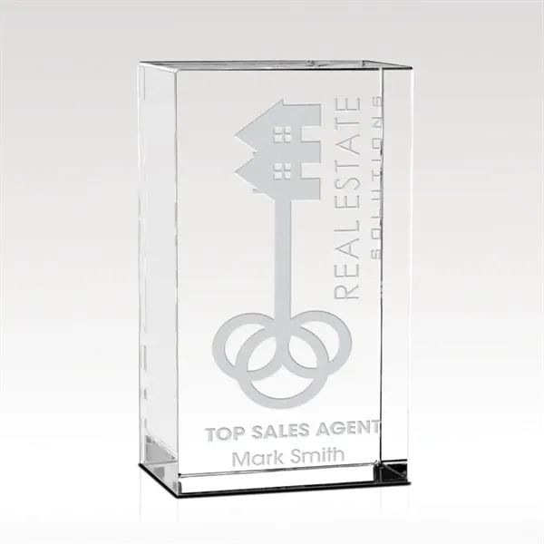 3D Tower w/ Subsurface Logo Etch - 3D Tower w/ Subsurface Logo Etch - Image 0 of 2