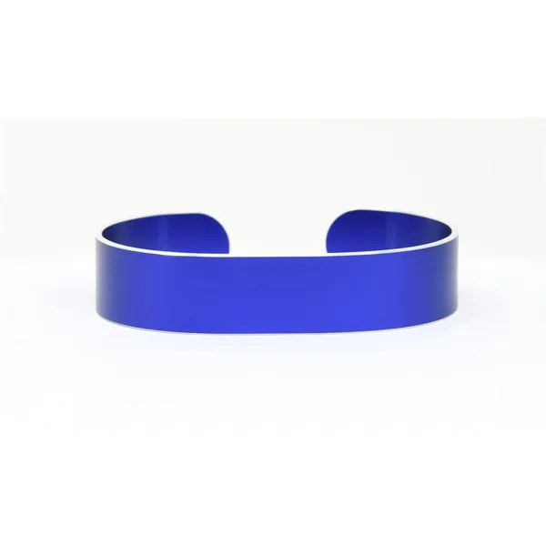 Colored Aluminum Laser Engraved Cuff Bracelet - Colored Aluminum Laser Engraved Cuff Bracelet - Image 7 of 7