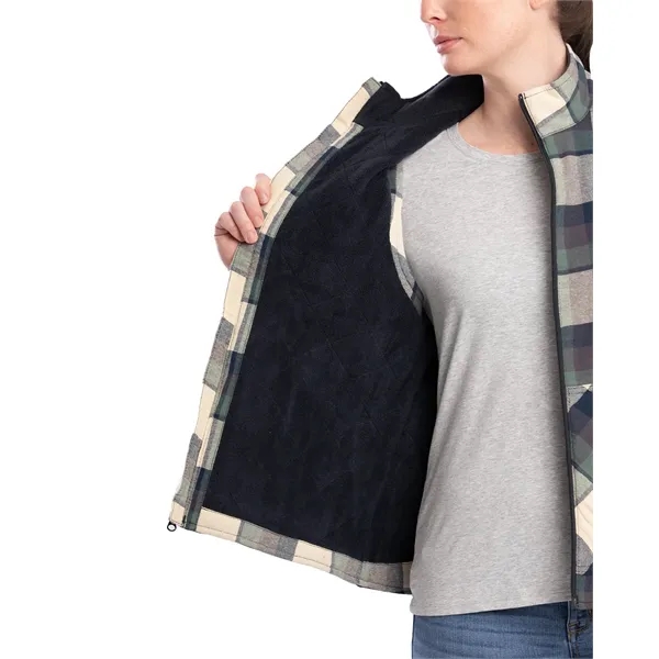 Berne Ladies' Insulated Flannel Vest - Berne Ladies' Insulated Flannel Vest - Image 4 of 11