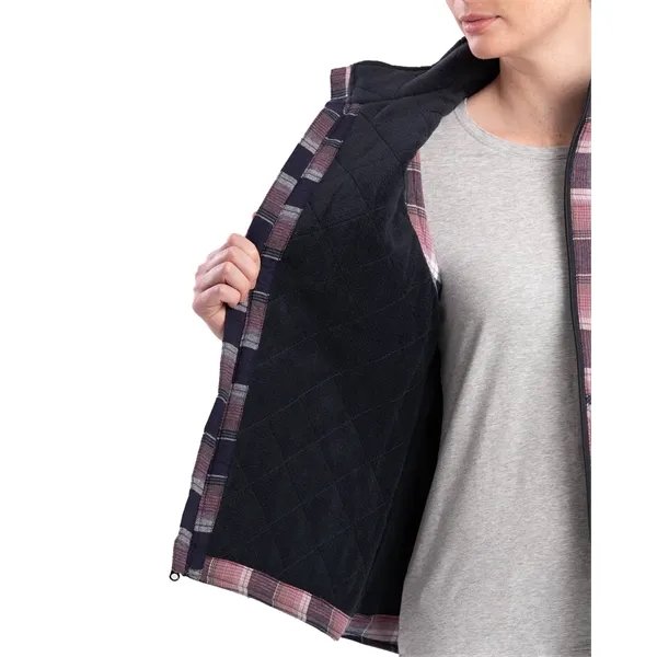 Berne Ladies' Insulated Flannel Vest - Berne Ladies' Insulated Flannel Vest - Image 10 of 11