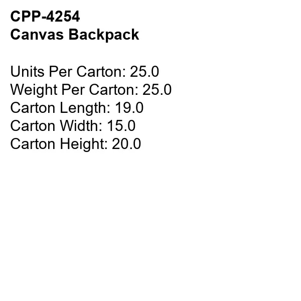 Canvas Backpack - Canvas Backpack - Image 6 of 11