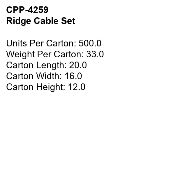 Ridge Cable Set - Ridge Cable Set - Image 13 of 13