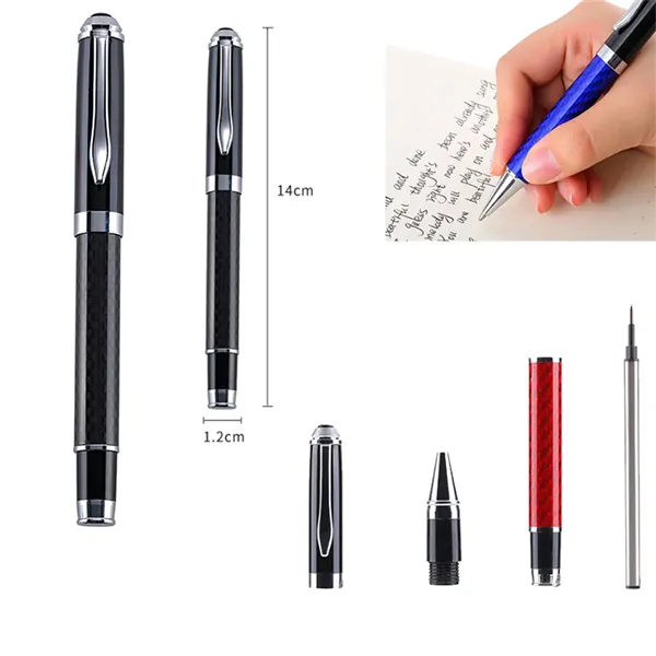 Carbon Fiber Barrel Ballpoint Pen - Carbon Fiber Barrel Ballpoint Pen - Image 2 of 2