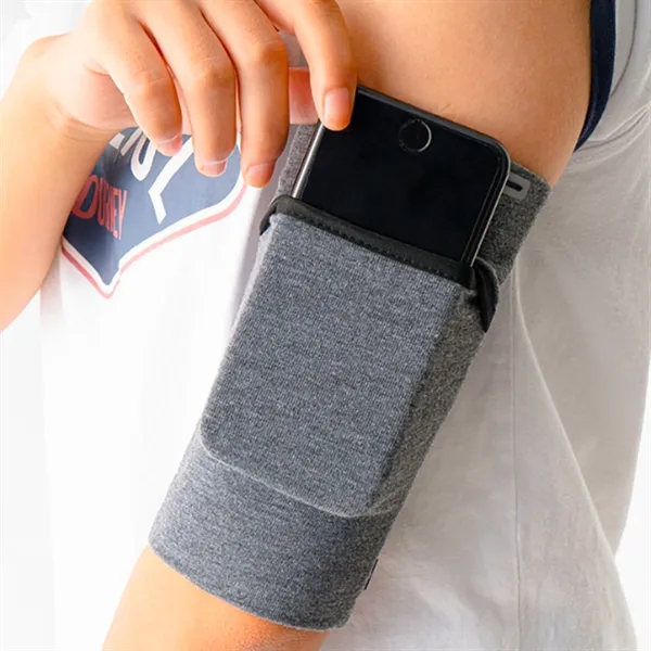 Portable Sports Armband Wallet Exercise Phone Sleeve - Portable Sports Armband Wallet Exercise Phone Sleeve - Image 7 of 7