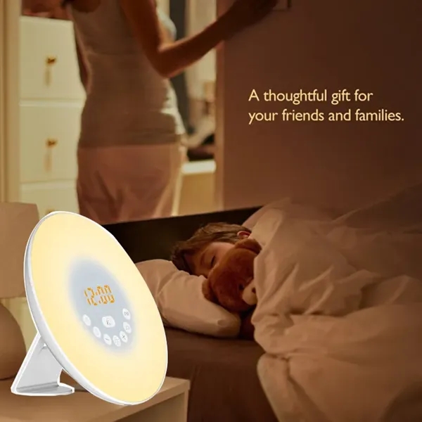 Wake Up Light Alarm Clock with Sunrise Simulation - Wake Up Light Alarm Clock with Sunrise Simulation - Image 4 of 7