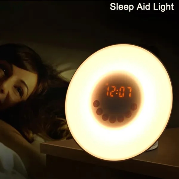 Wake Up Light Alarm Clock with Sunrise Simulation - Wake Up Light Alarm Clock with Sunrise Simulation - Image 6 of 7