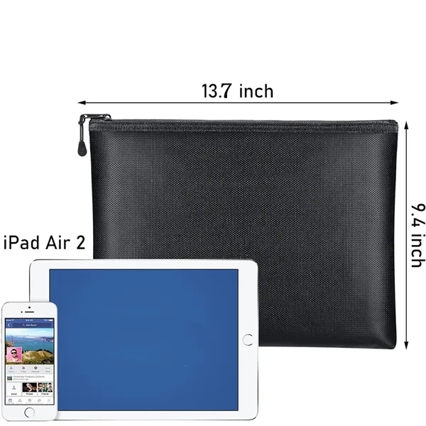 Fireproof Bag Document Holder 13.7"x9.4" - Fireproof Bag Document Holder 13.7"x9.4" - Image 1 of 1