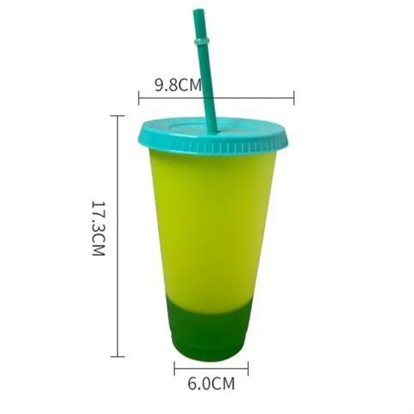 24oz Plastic Tumbler with Straw Lid - 24oz Plastic Tumbler with Straw Lid - Image 1 of 1