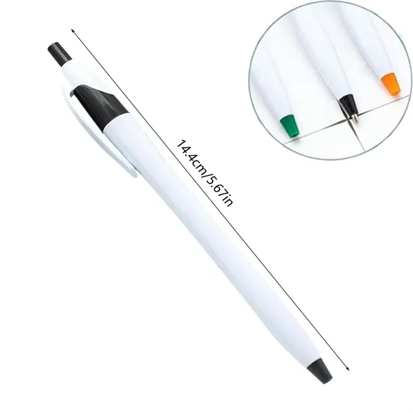 Plastic Ballpoint Pen - Black Ink - Plastic Ballpoint Pen - Black Ink - Image 2 of 2