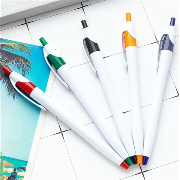 Plastic Ballpoint Pen - Black Ink - Plastic Ballpoint Pen - Black Ink - Image 0 of 2