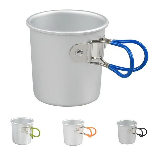 5 oz Folding Aluminum Coffee Cup - 5 oz Folding Aluminum Coffee Cup - Image 0 of 2