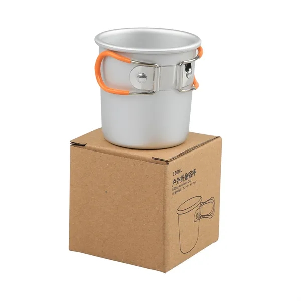 5 oz Folding Aluminum Coffee Cup - 5 oz Folding Aluminum Coffee Cup - Image 1 of 2