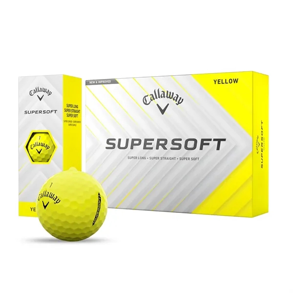 Callaway Supersoft Yellow Golf Balls - Callaway Supersoft Yellow Golf Balls - Image 0 of 4
