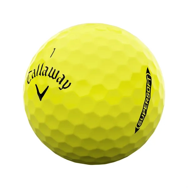 Callaway Supersoft Yellow Golf Balls - Callaway Supersoft Yellow Golf Balls - Image 3 of 4