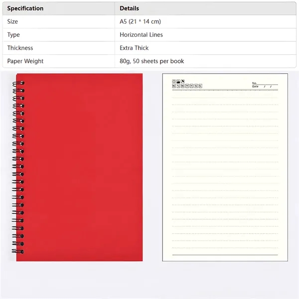 Classic Sustainable Spiral Notebooks - Classic Sustainable Spiral Notebooks - Image 1 of 6