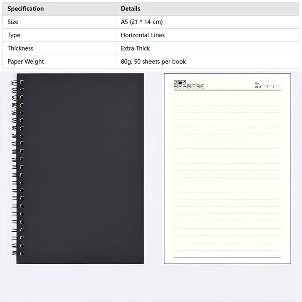 Classic Sustainable Spiral Notebooks - Classic Sustainable Spiral Notebooks - Image 2 of 6