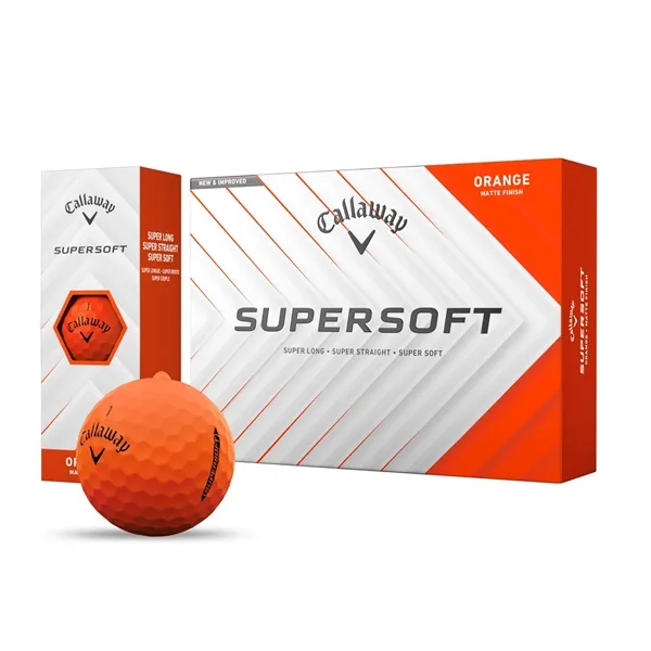 Callaway Supersoft Orange Golf Balls - Callaway Supersoft Orange Golf Balls - Image 0 of 4
