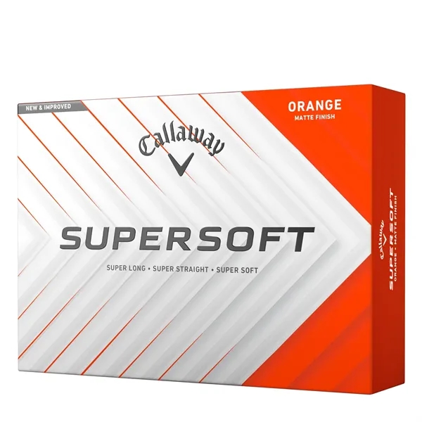 Callaway Supersoft Orange Golf Balls - Callaway Supersoft Orange Golf Balls - Image 1 of 4