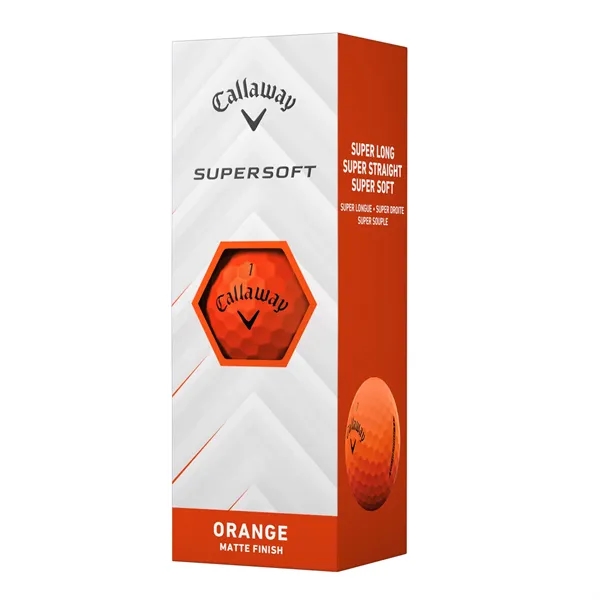 Callaway Supersoft Orange Golf Balls - Callaway Supersoft Orange Golf Balls - Image 2 of 4