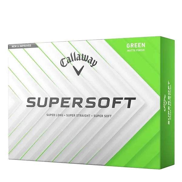 Callaway Supersoft Green Golf Balls - Callaway Supersoft Green Golf Balls - Image 1 of 4