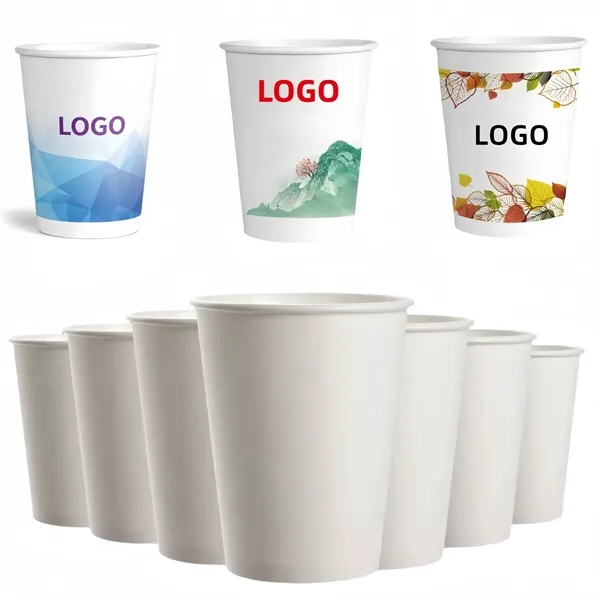 Full Color 9 oz Disposable Paper Cup - Full Color 9 oz Disposable Paper Cup - Image 0 of 2
