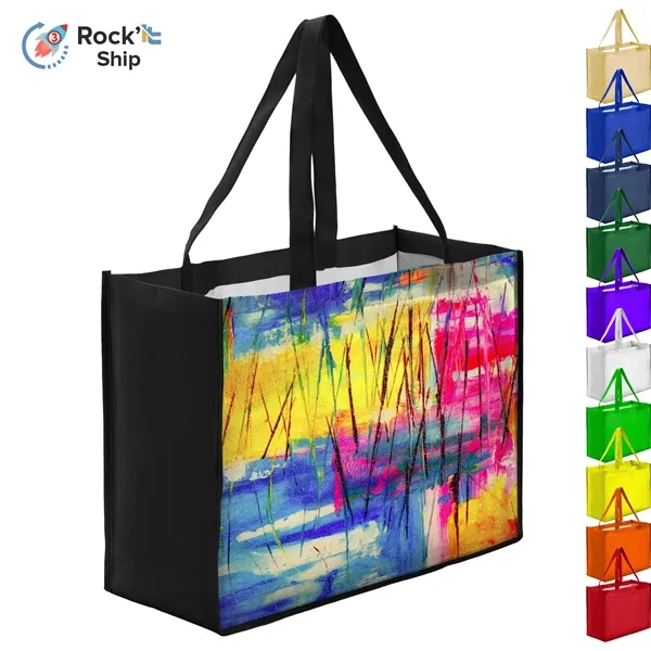 Rock'it 3-Day Sublimated PET Non-Woven Shopping Tote Bag