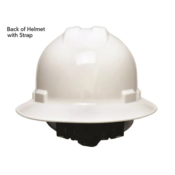 Quartz Vented Full Brim 4 Point Ratchet Hard Hat - Quartz Vented Full Brim 4 Point Ratchet Hard Hat - Image 3 of 4